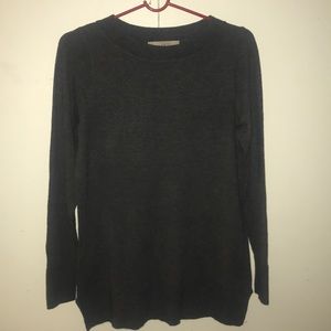 Loft Gray Lightweight Crewneck S